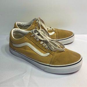 🛹 Vans Off The Wall 500714 Mustard Yellow Suede Unisex